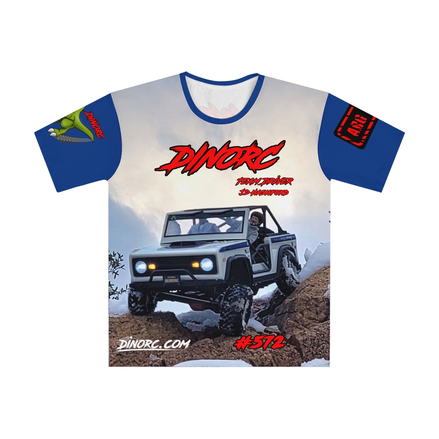 DinoRC Teamdriver JD Hashford Loose T-shirt (AOP)