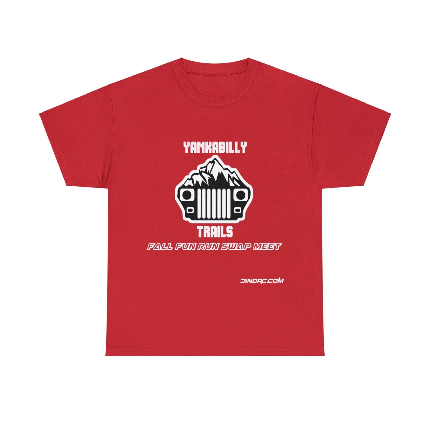 Yankabilly Trails DinoRc Logo T-Shirt S-5x Black White Green Blue Red