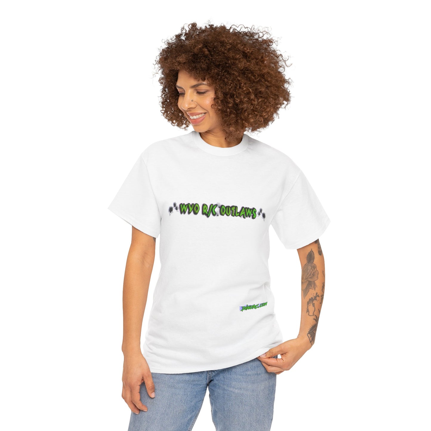 WYO R/C OUTLAWS DinoRc Logo T-Shirt S-5x Black Green