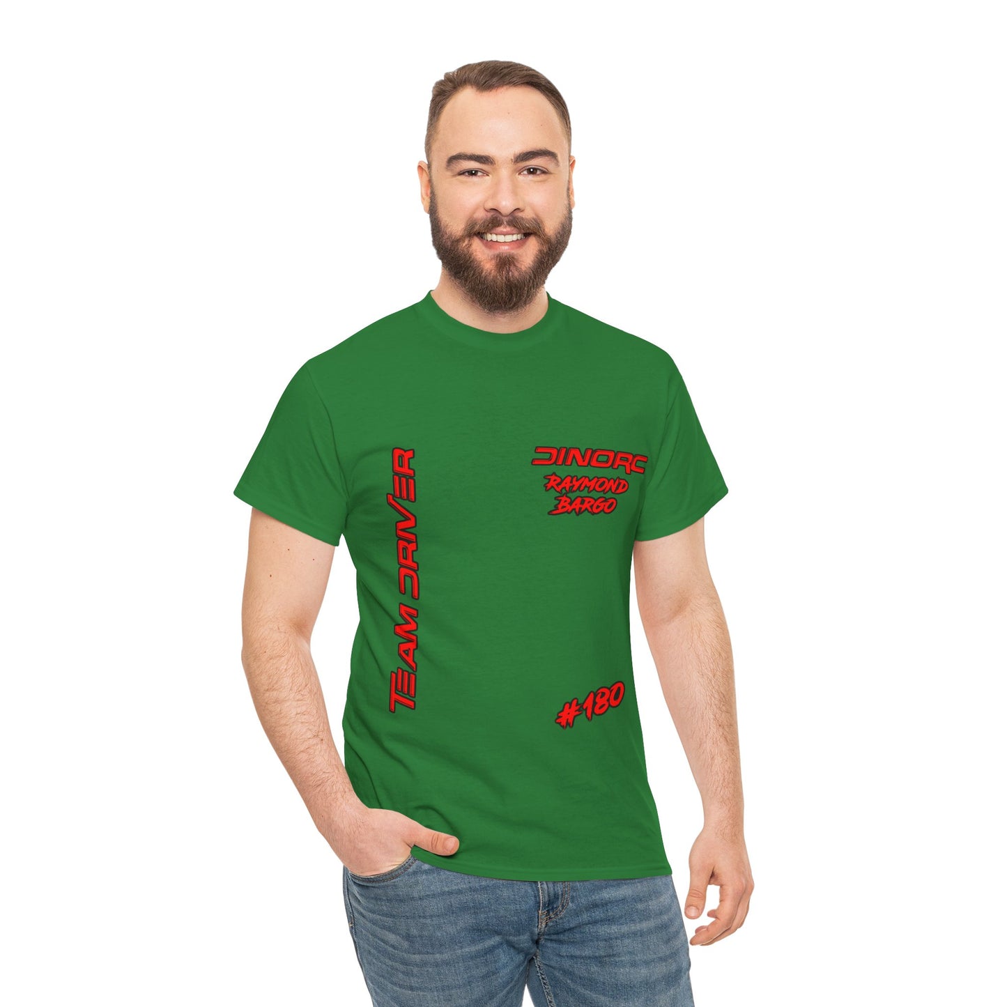 Raymond Bargo Front and Back DinoRc Logo T-Shirt S-5x 5 colors