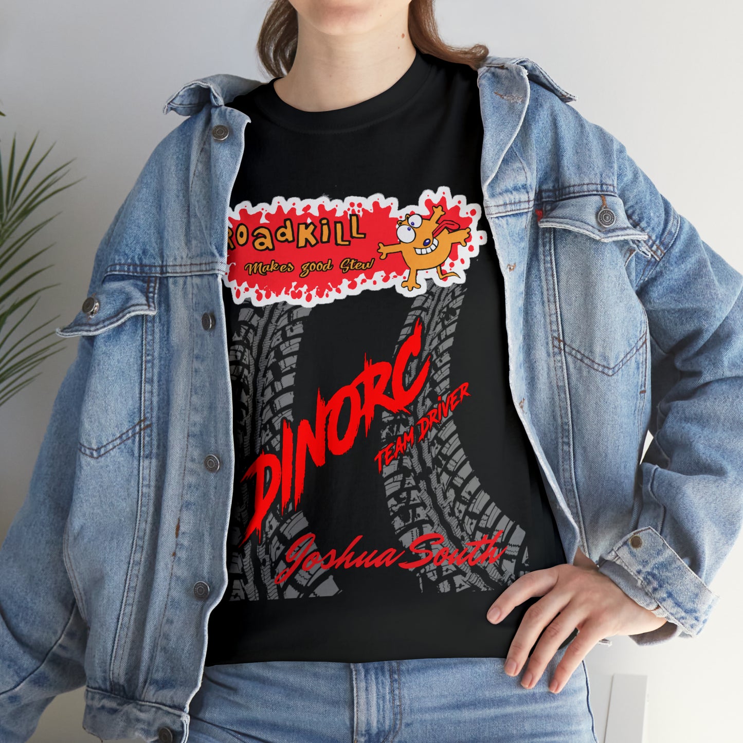 Joshua South of Funny Road Kill DinoRC Logo T-Shirt S-5x