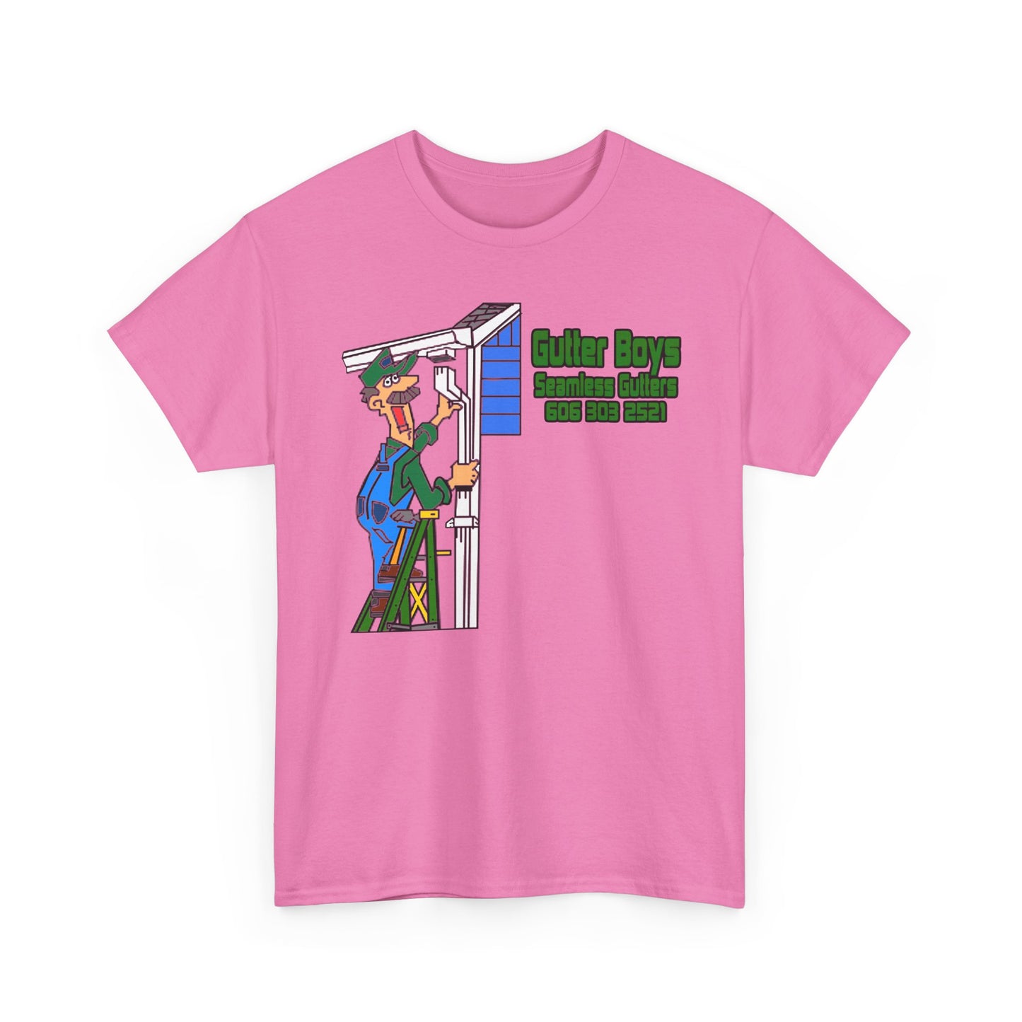 Gutter Boys work shirts Unisex Heavy Cotton Tee - Fun Contractor Graphic Shirt for Home Improvement Enthusiasts