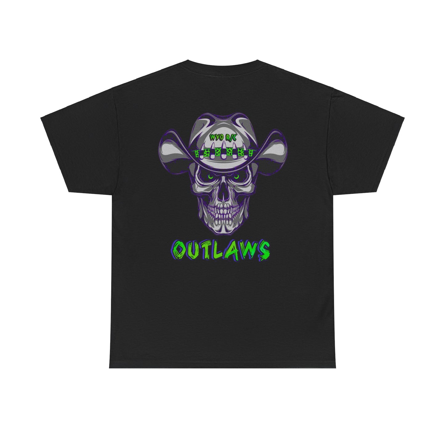 WYO R/C OUTLAWS DinoRc Logo T-Shirt S-5x Black Green