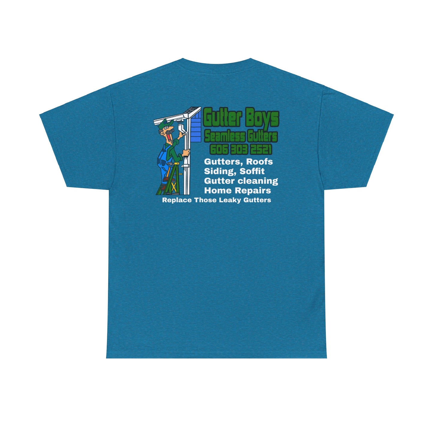 Gutter Boys work shirts Unisex Heavy Cotton Tee - Fun Contractor Graphic Shirt for Home Improvement Enthusiasts