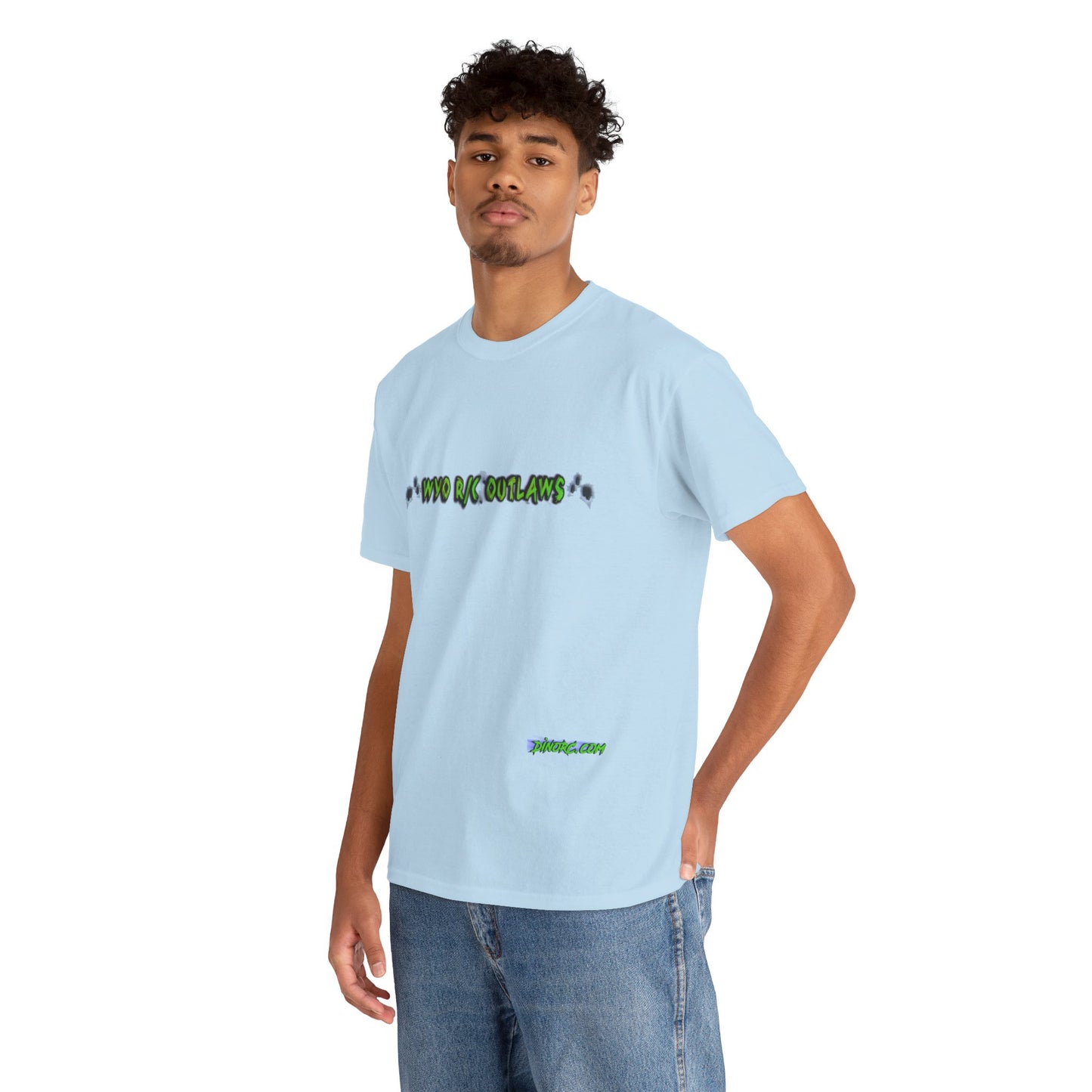 WYO R/C OUTLAWS DinoRc Logo T-Shirt S-5x Black Green