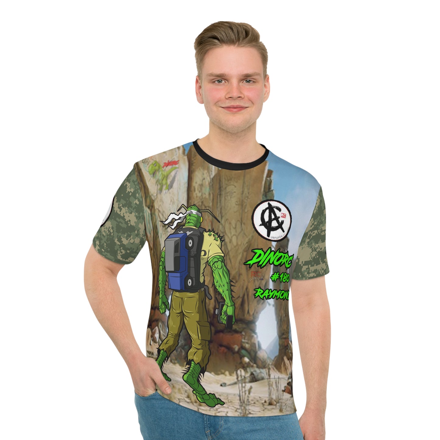 Raymond Bargo Carry ALL RC Men's Loose T-shirt (AOP)