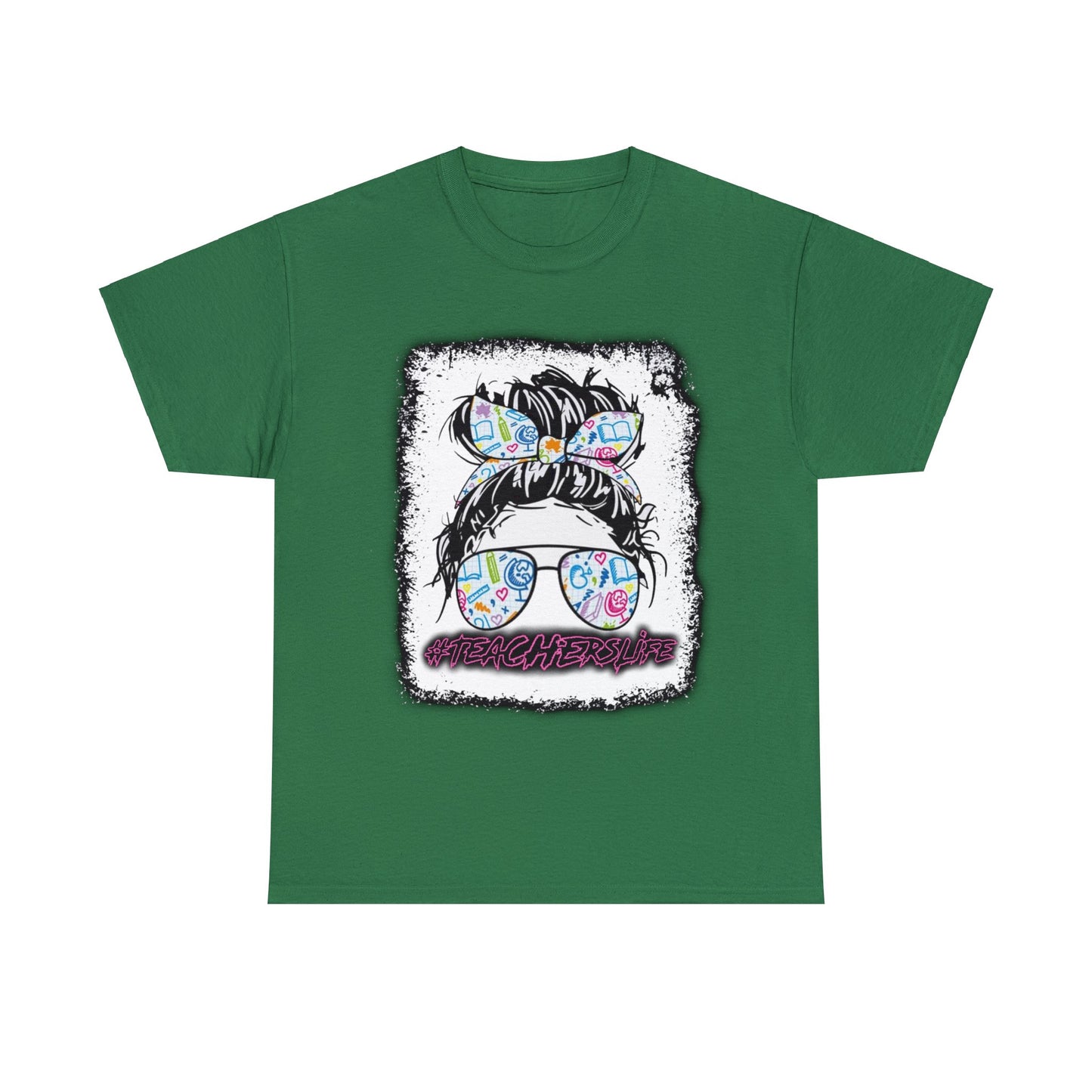 Teacher Life Logo Front Back T-Shirt 10 colors S-5x