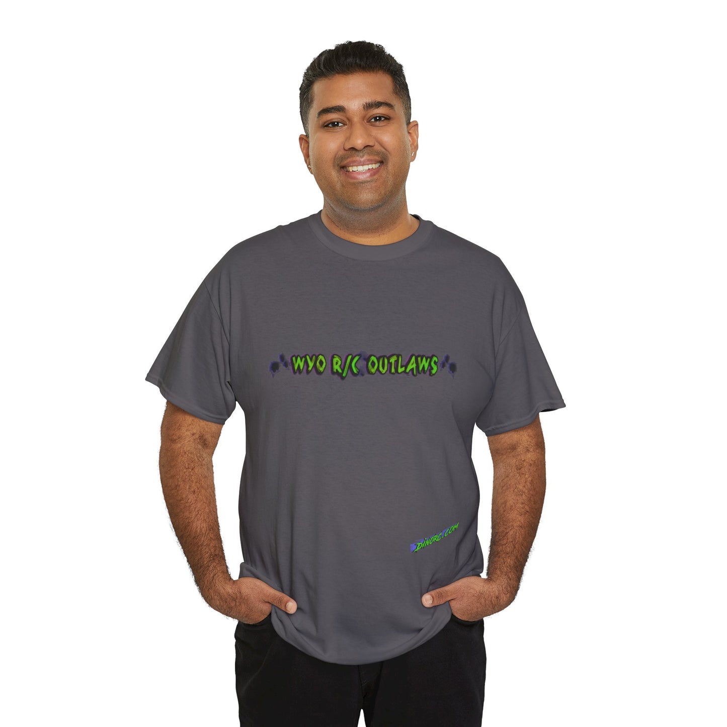 WYO R/C OUTLAWS DinoRc Logo T-Shirt S-5x Black Green