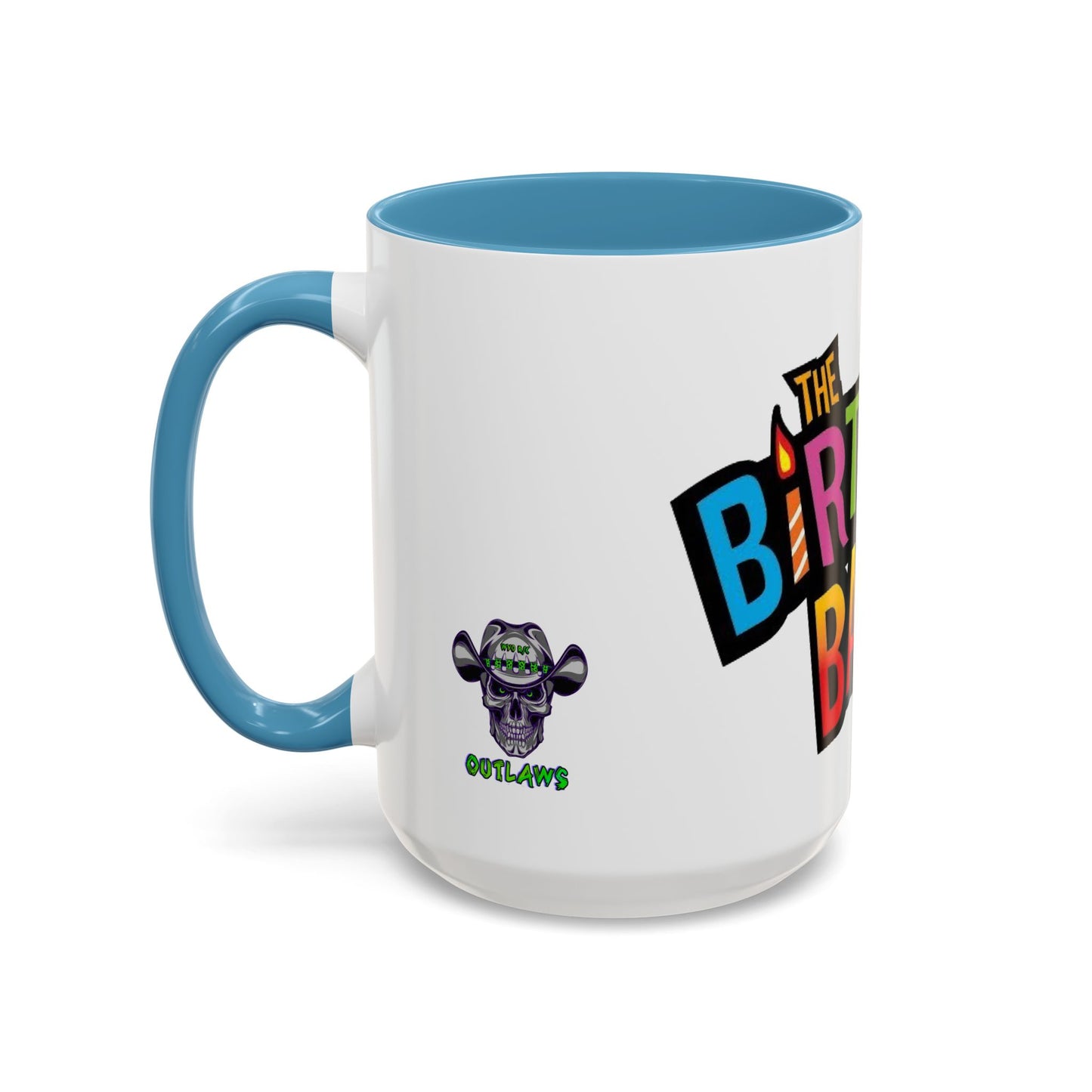 Birthday Bash Accent Coffee Mug - Fun Celebration Dino Theme