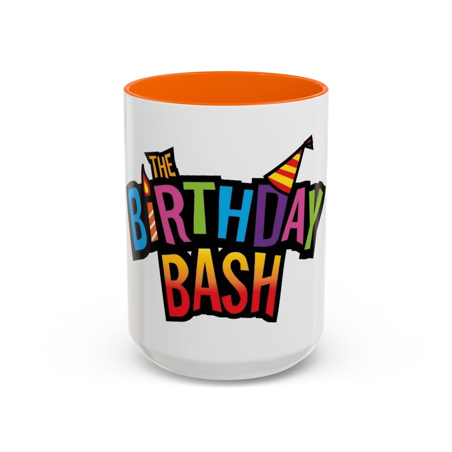 Birthday Bash Accent Coffee Mug - Fun Celebration Dino Theme
