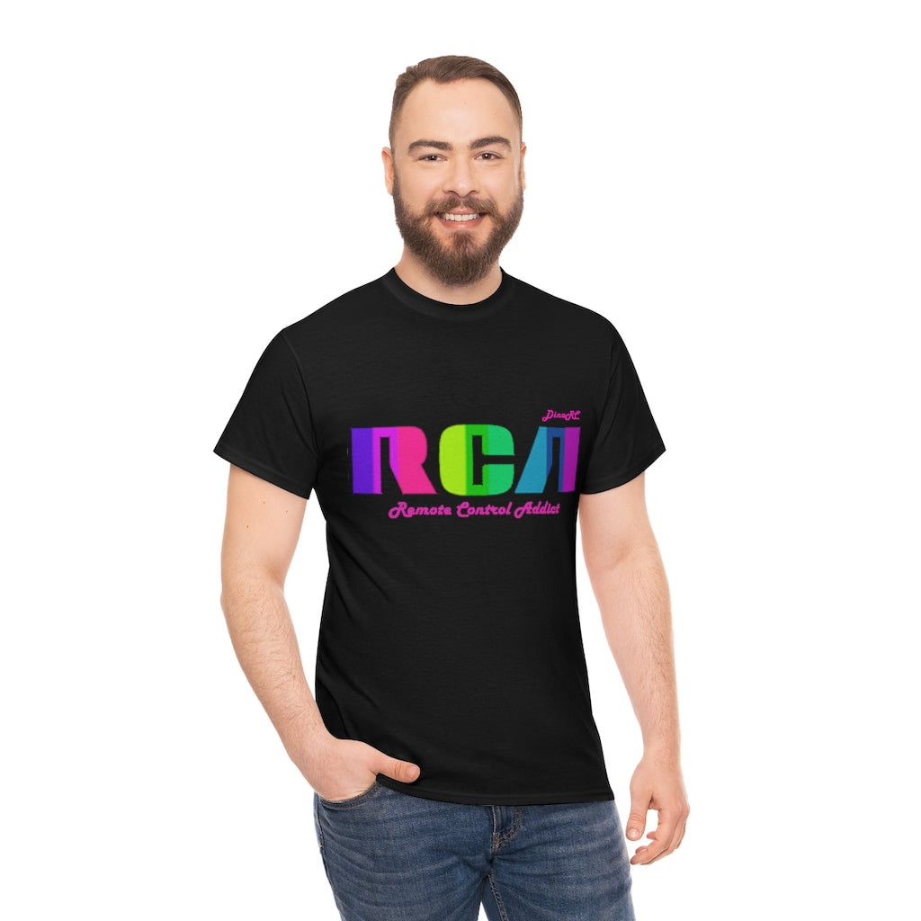 RCA Remote Control Addict DinoRc Logo T-Shirt S-5x Black