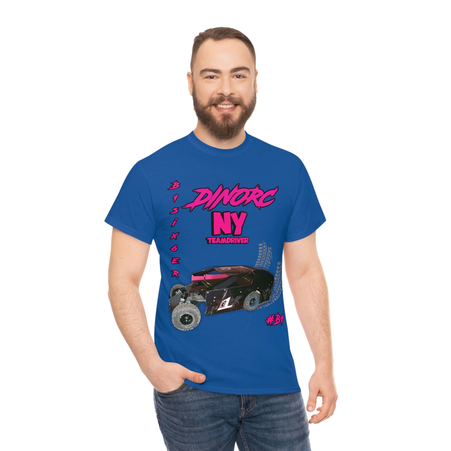 Team Driver Cherry Cherokee Front and Back DinoRc Logo T-Shirt S-5x 5 colors