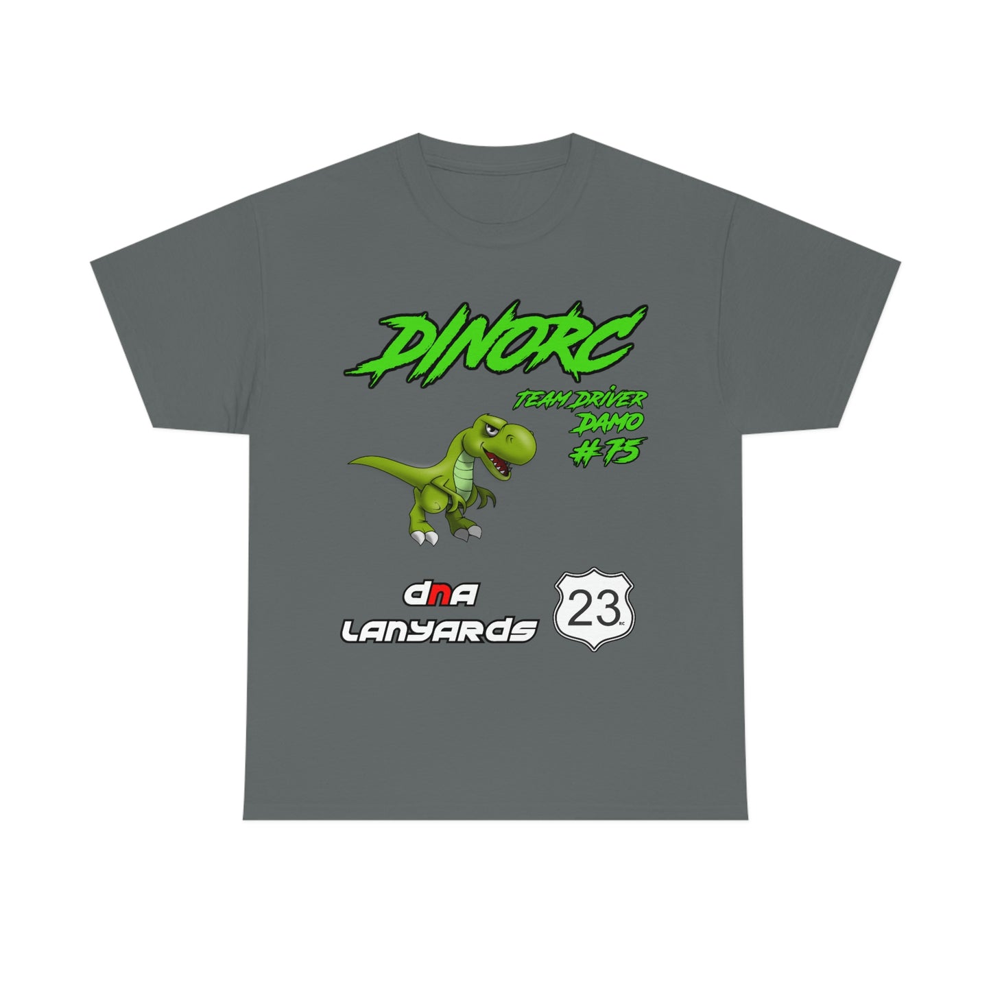 Team Driver DNA Lanyards Front and Back DinoRc Logo T-Shirt S-5x 5 colors