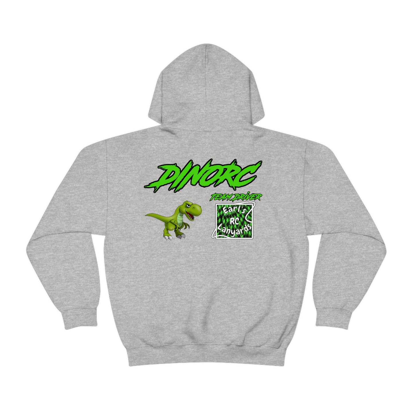 Team Driver Earl's RC Lanyards DinoRC Logo Hooded Sweatshirt Heavy Blend™ Hooded Sweatshirt