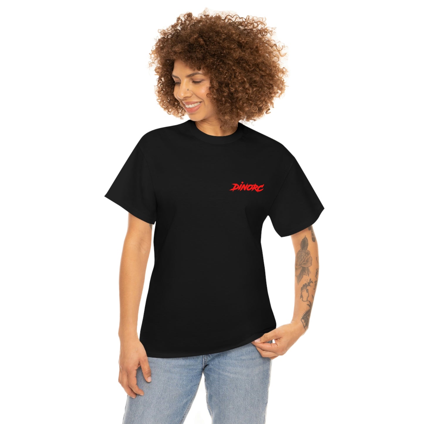 Low N Slow Front Back DinoRc Logo T-Shirt S-5x Black or Blue