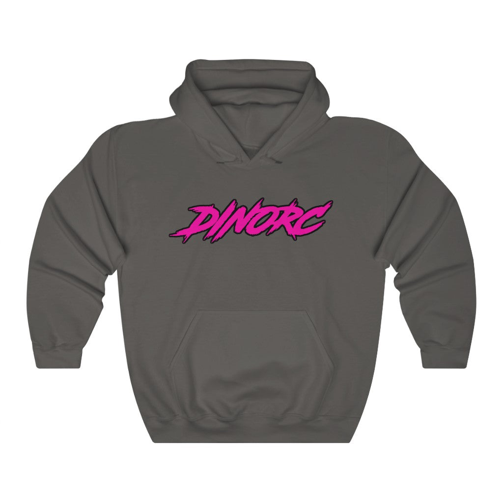 Dino's Diva Hearts #90 front back Heavy Blend™ Hooded Sweatshirt