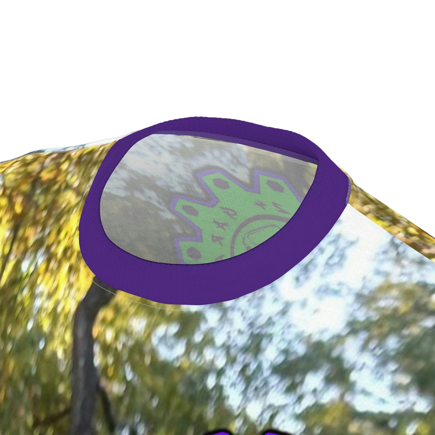 The Reason T Shirt purple Sleeves