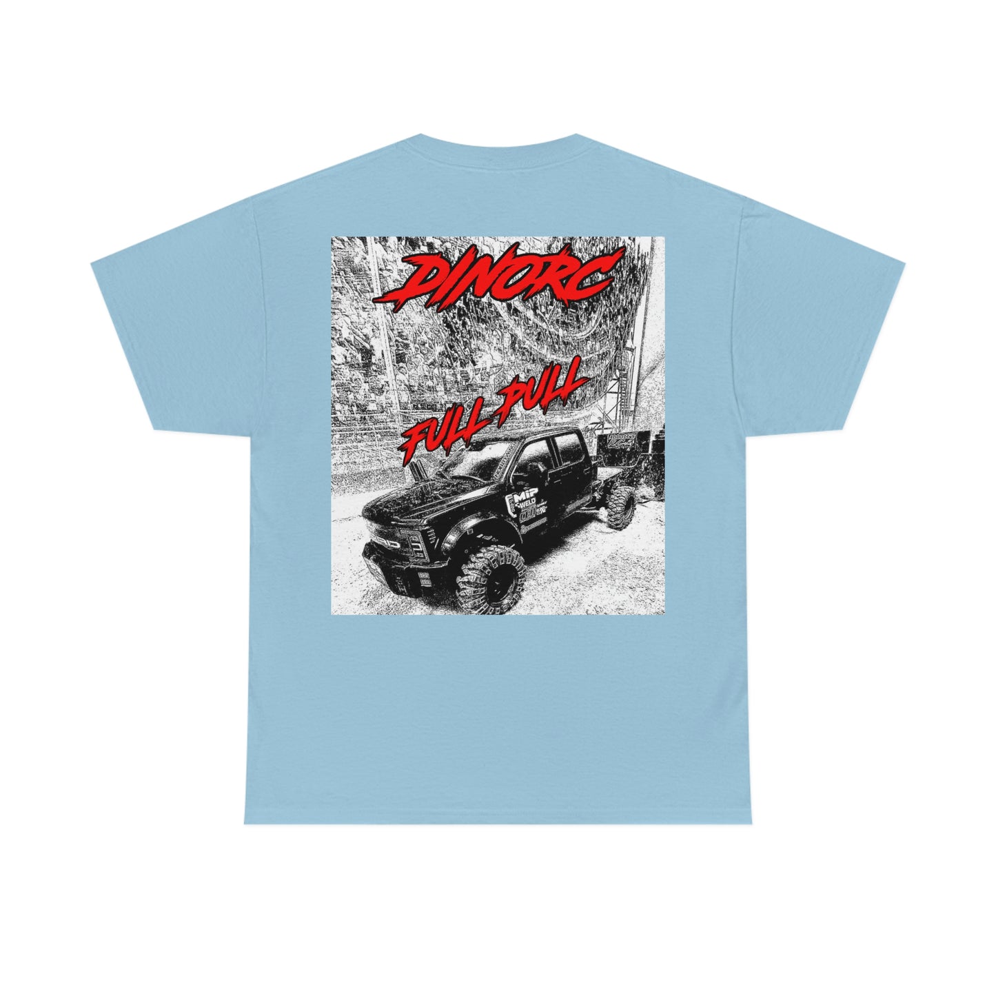 FULL PULL DinoRc Logo front back T-Shirt S-5x