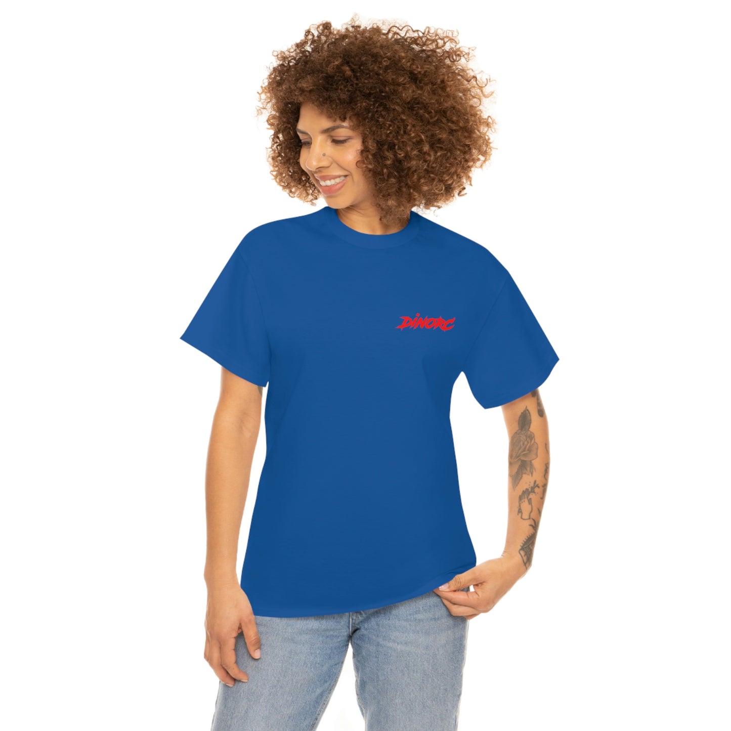 Low N Slow Front Back DinoRc Logo T-Shirt S-5x Black or Blue