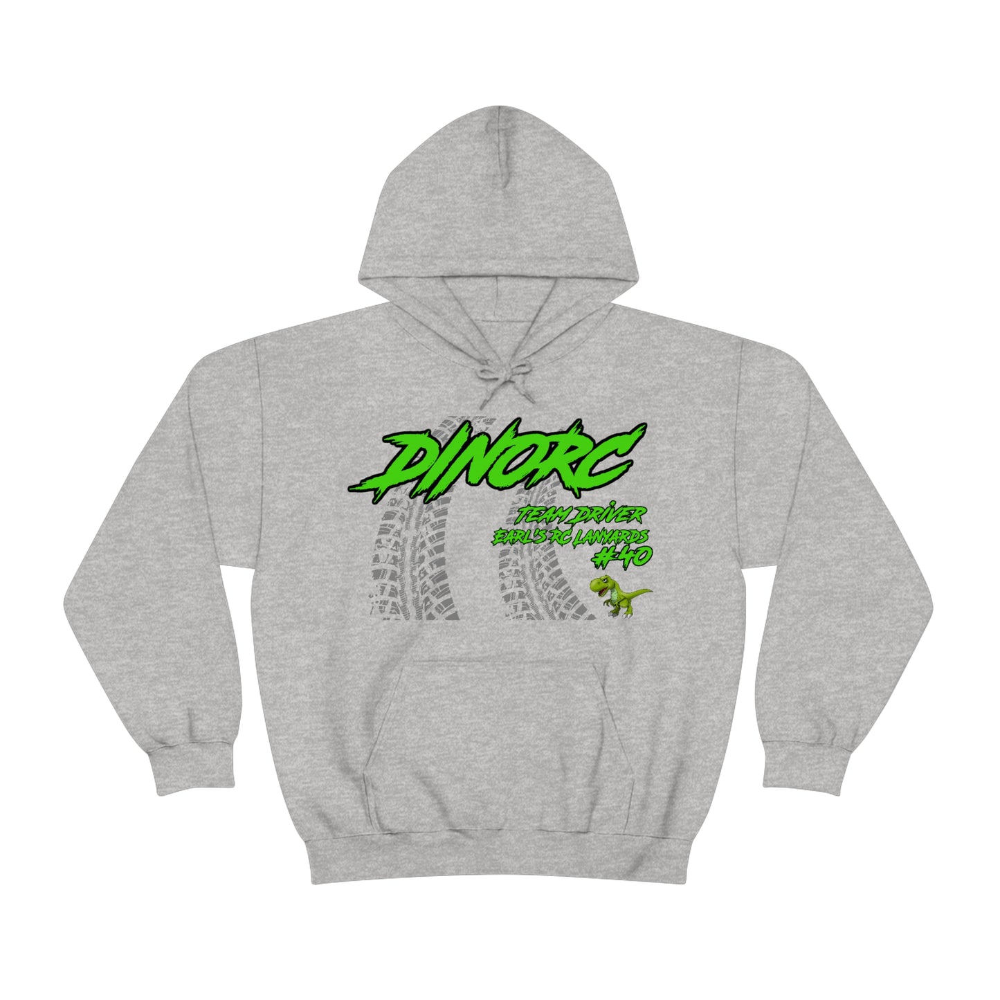 Team Driver Earl's RC Lanyards DinoRC Logo Hooded Sweatshirt Heavy Blend™ Hooded Sweatshirt