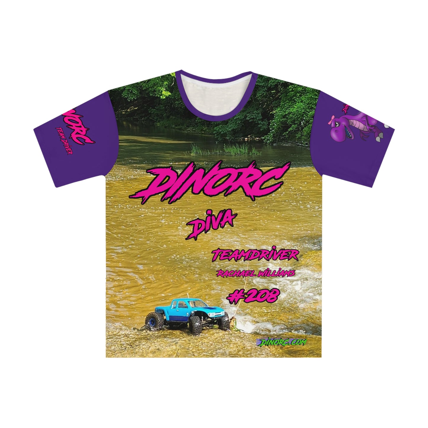 Rachael Williams S-5X Dino's Divas Team Driver T-shirt