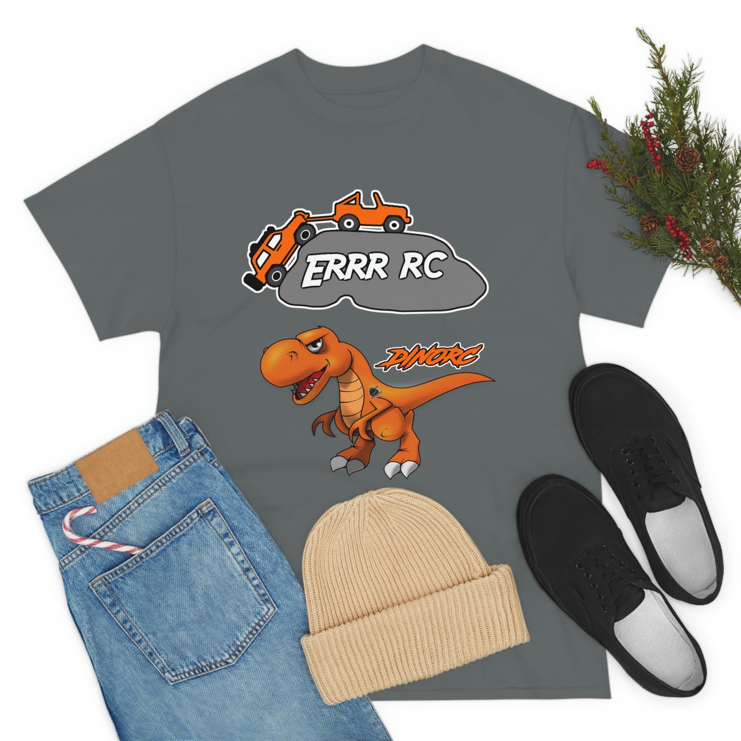 Team Driver Jordan Miller ERRR RC Front and Back DinoRc Logo T-Shirt S-5x 5 colors