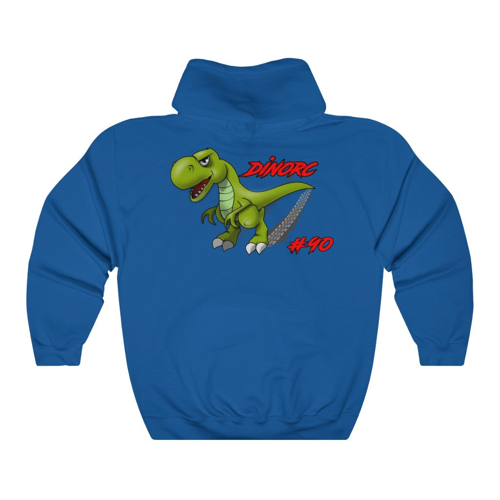 Team Driver Kenith Hurley DinoRC Logo Front Back Heavy Blend™ Hooded Sweatshirt