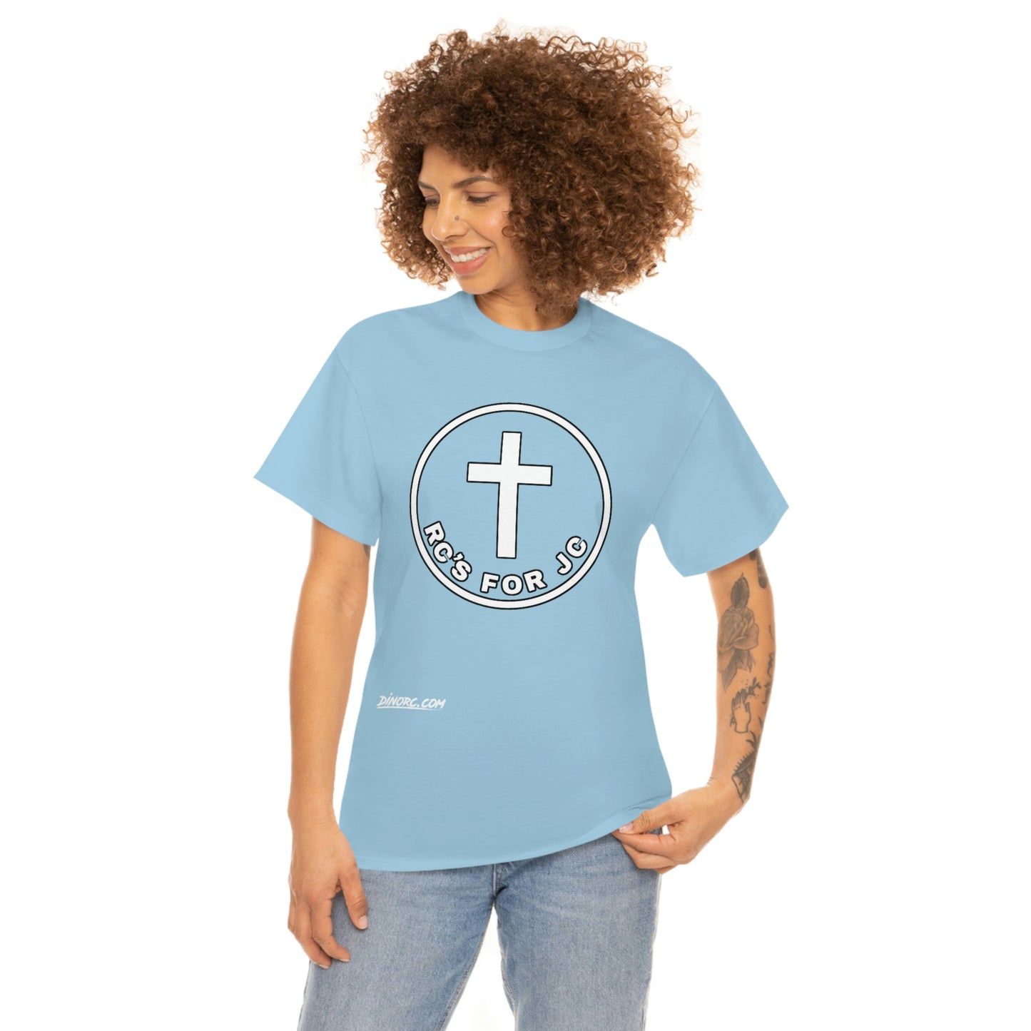 RCSFORJC White Logo 10 color Front only T-Shirt 10 colors S-5x