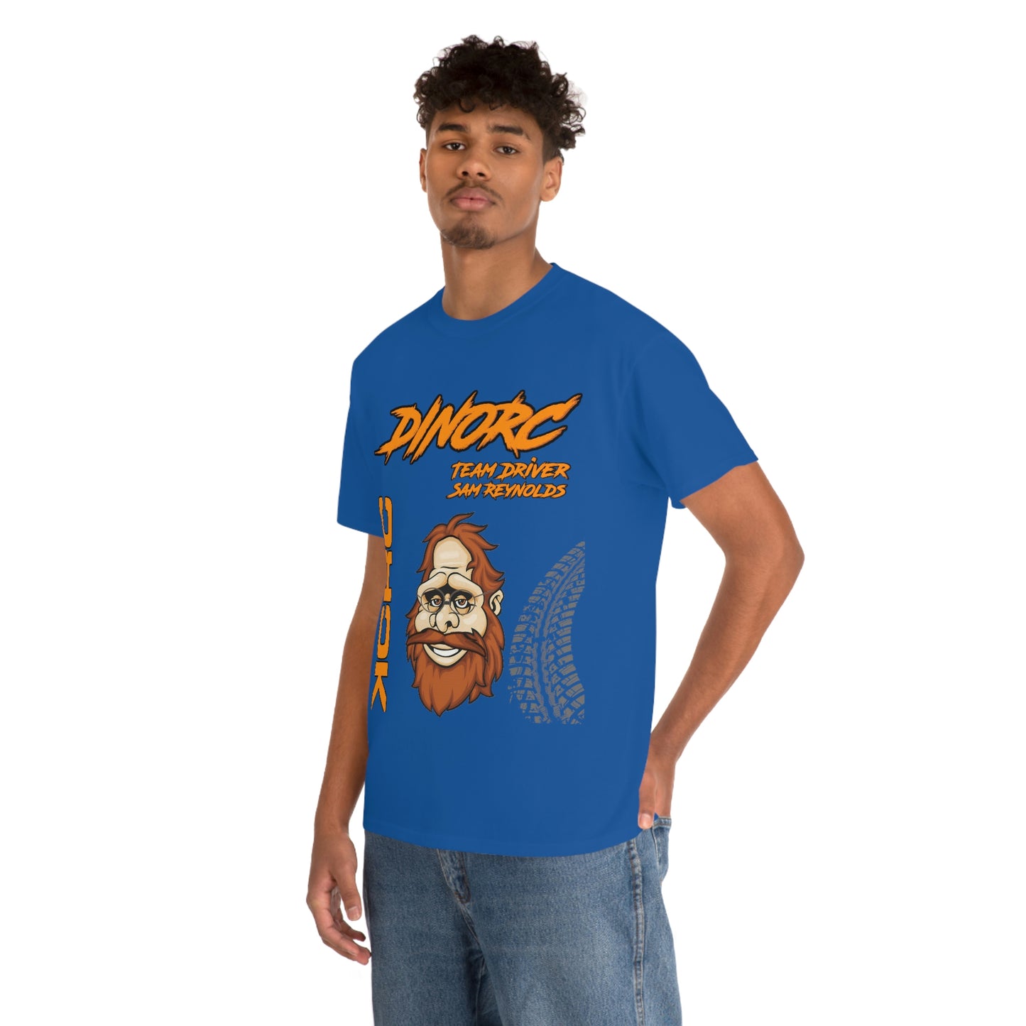 Team Driver Sam Reynolds Front and Back DinoRc Logo T-Shirt S-5x 5 colors