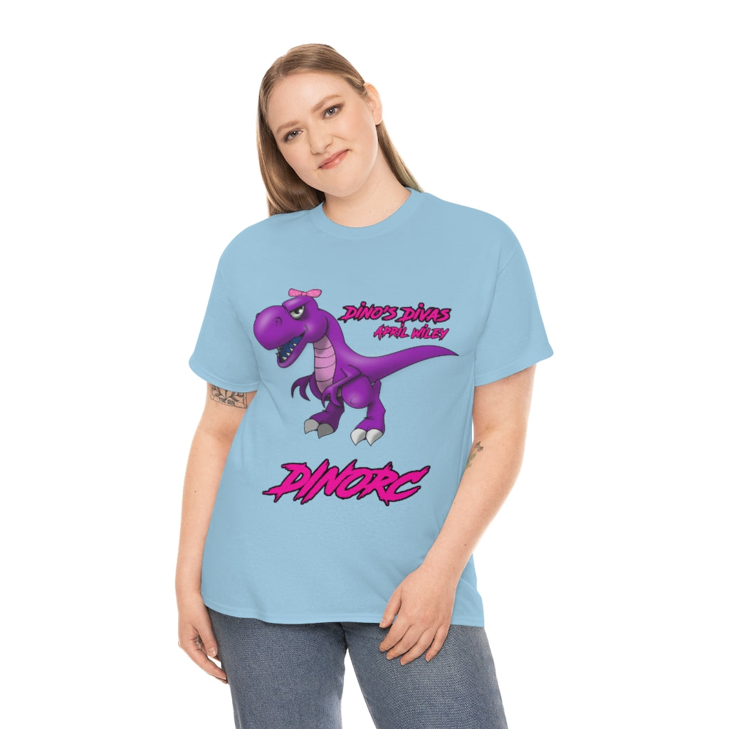 April Wiley Team Driver Dino's Divas DinoRc Logo T-Shirt S-5x