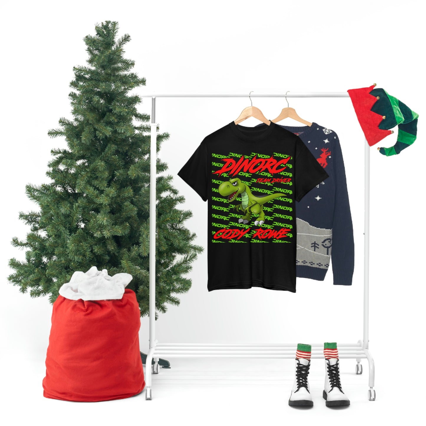 Team Driver Cody Rowe Front and Back DinoRc Logo T-Shirt S-5x 5 colors