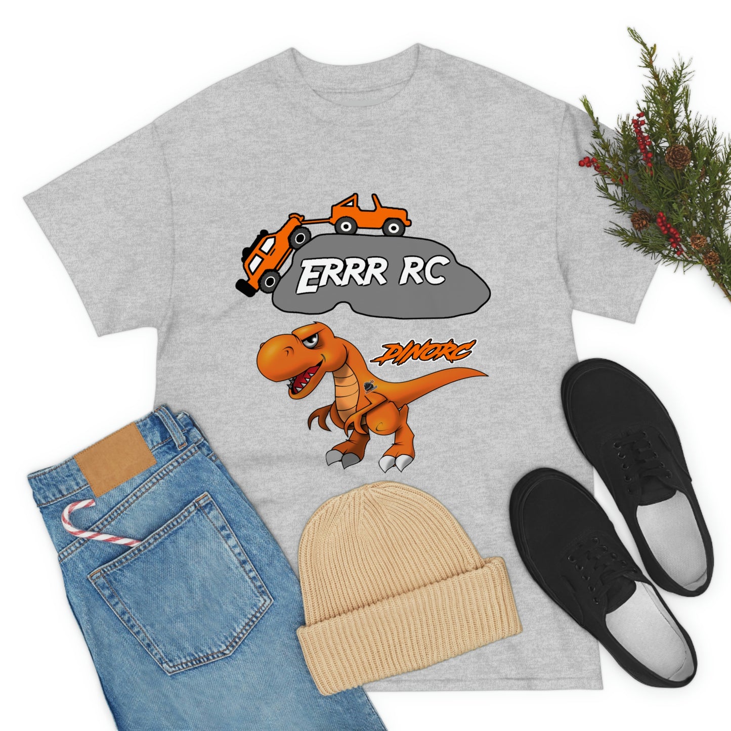 ERRR RC DinoRC Team Driver Jordan Miller Front and Back DinoRc Logo T-Shirt S-5x 5 colors