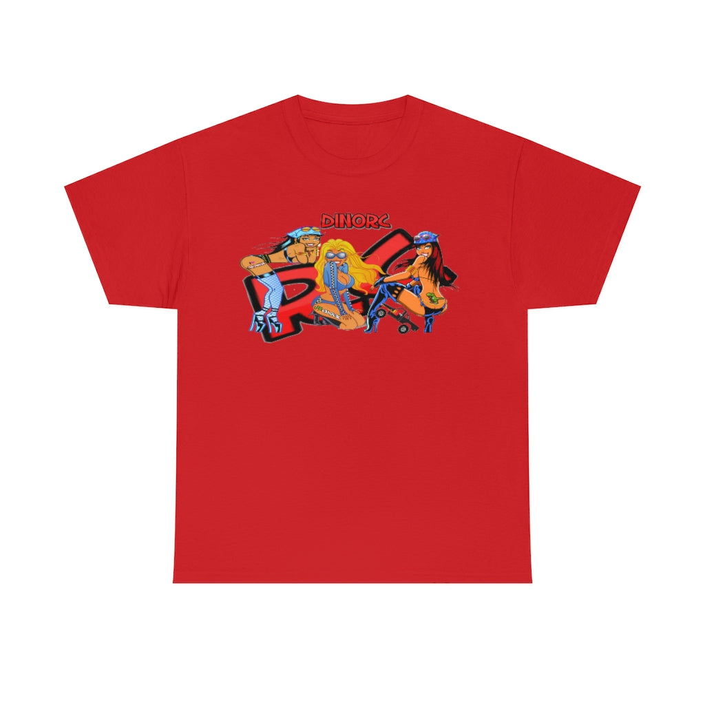 RC Girls With DinoRc Logo T-Shirt S-5x Black White Green Blue Red
