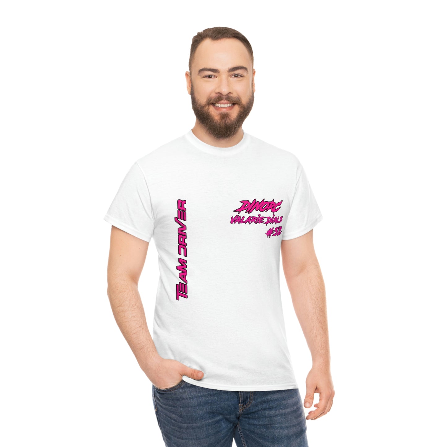 Team Driver Valarie Dials Dino's Divas Front and Back DinoRc Logo T-Shirt S-5x 5 colors
