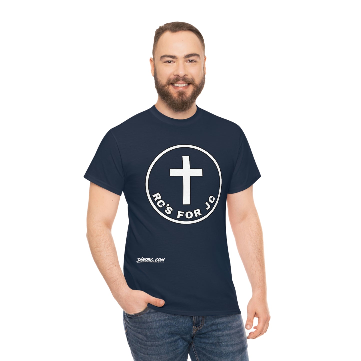 RCSFORJC White Logo 10 color Front only T-Shirt 10 colors S-5x