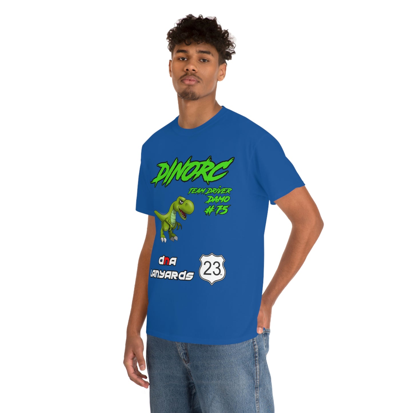 Team Driver DNA Lanyards Front and Back DinoRc Logo T-Shirt S-5x 5 colors