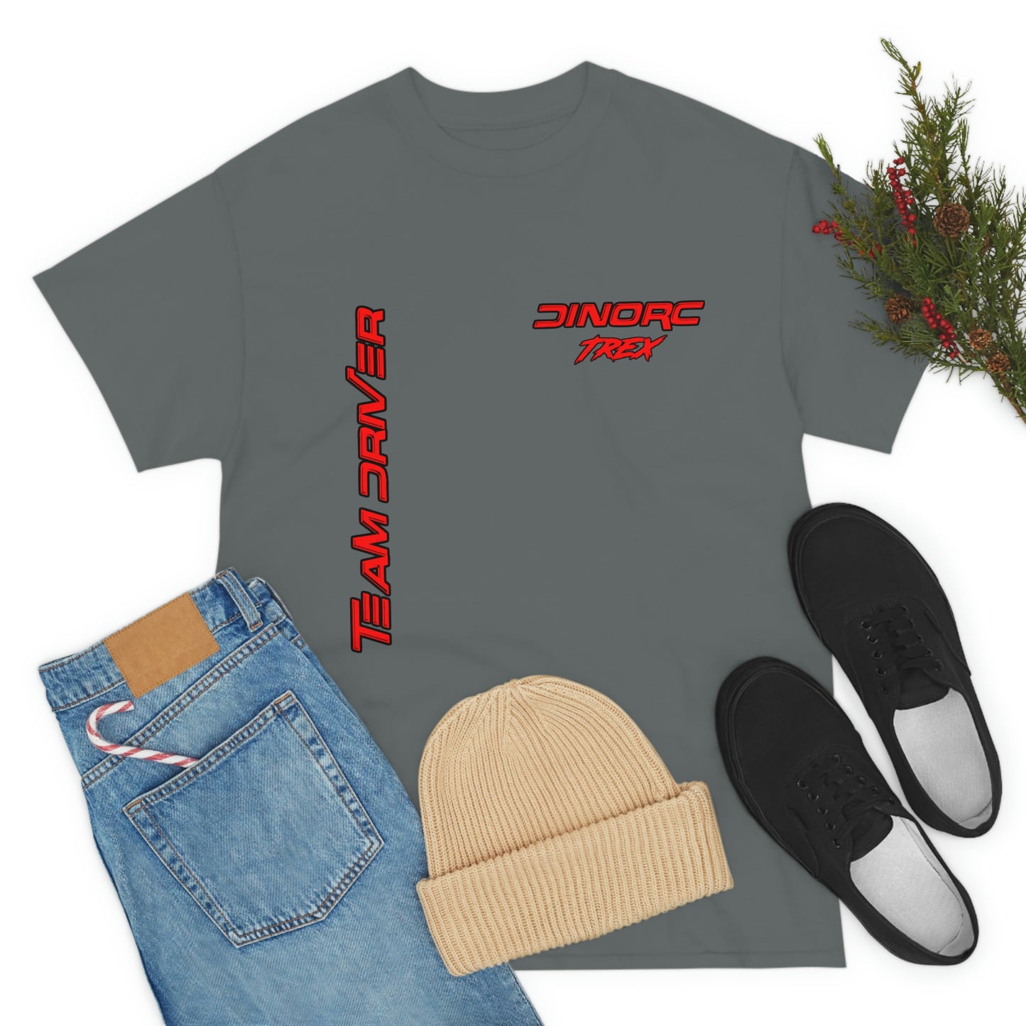 Team Driver Anthony Johnson (TRex) Front and Back DinoRc Logo T-Shirt S-5x 5 colors
