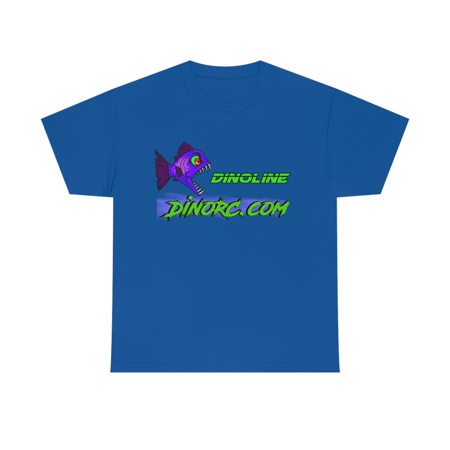 Dinoline Front Back DinoRc Logo T-Shirt S-5x 5 colors