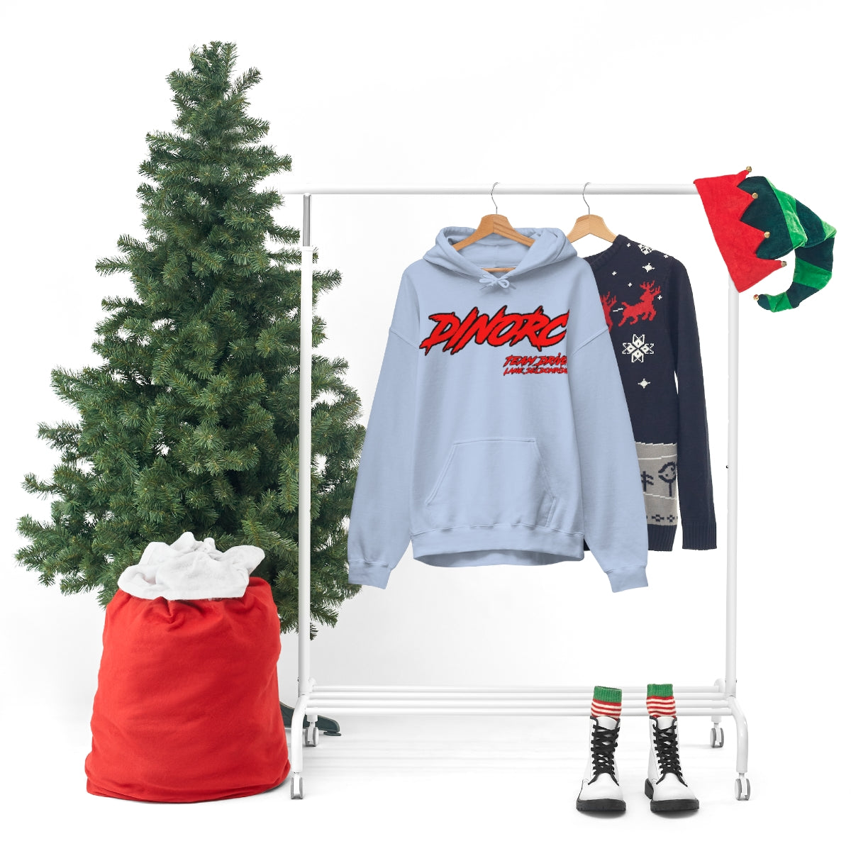 Tean Driver Lane Seldomridge DinoRC Logo Hooded Sweatshirt Heavy Blend™ Hooded Sweatshirt