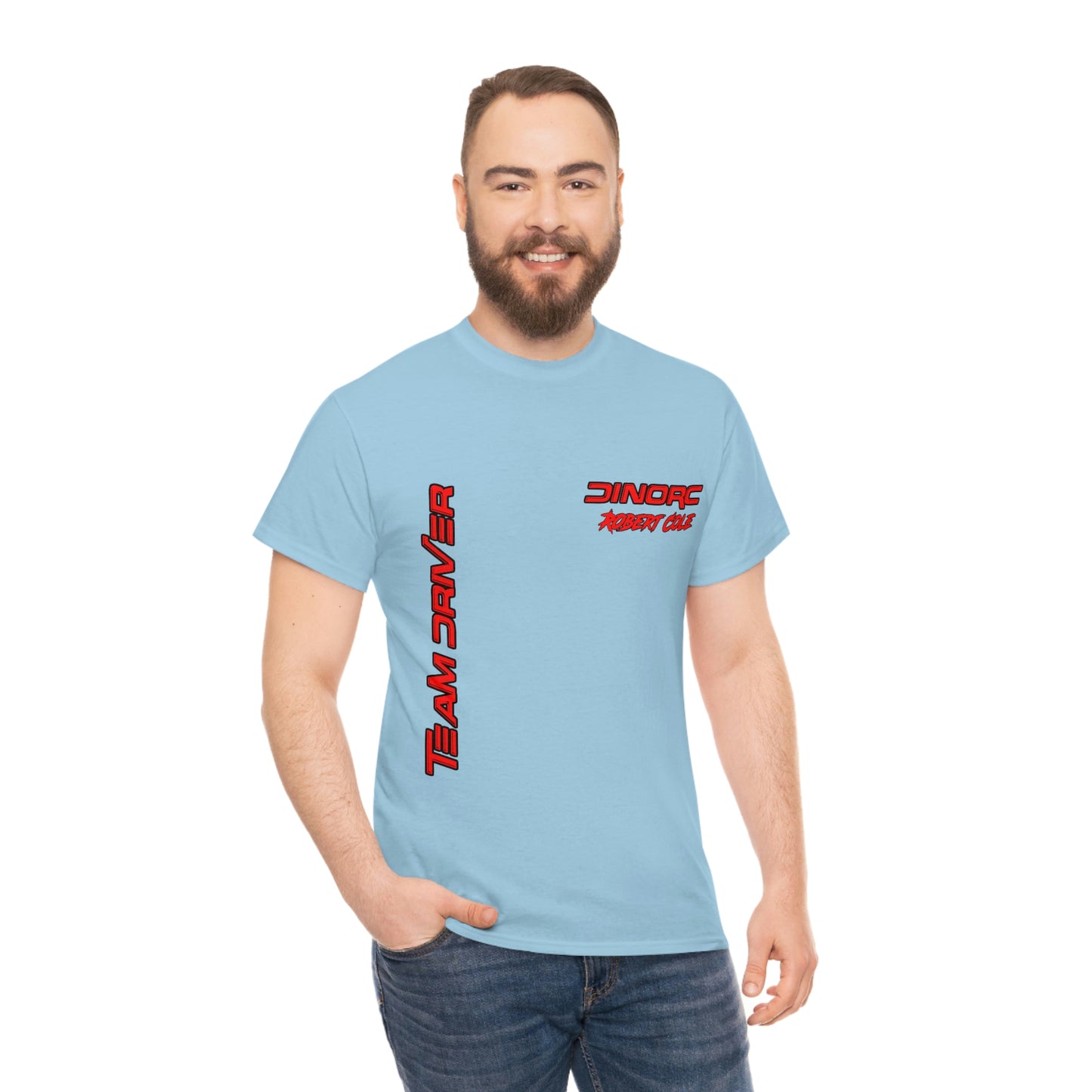 Team Driver Robert Cole Front and Back DinoRc Logo T-Shirt S-5x 5 colors