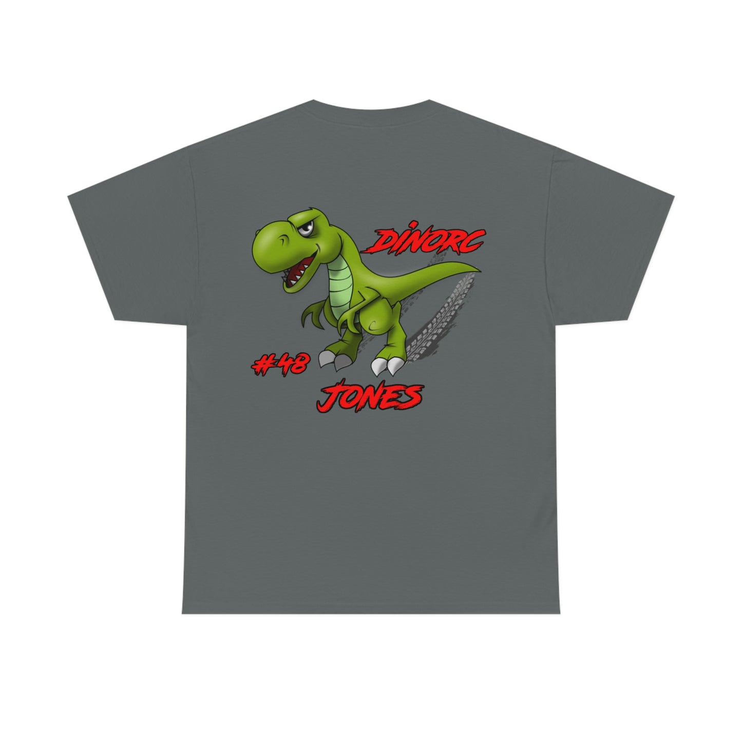 Team Driver Doug Jones Front and Back DinoRc Logo T-Shirt S-5x 5 colors