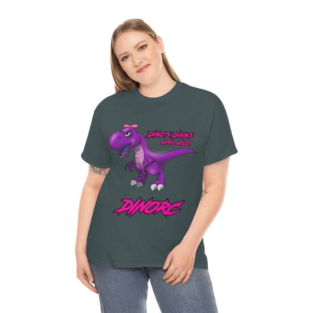 April Wiley Team Driver Dino's Divas DinoRc Logo T-Shirt S-5x