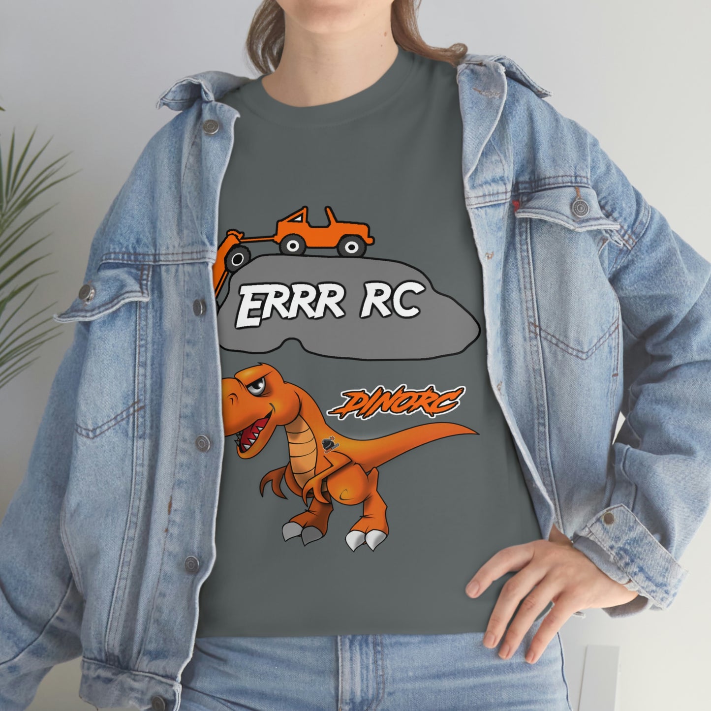 ERRR RC DinoRC Team Driver Jordan Miller Front and Back DinoRc Logo T-Shirt S-5x 5 colors