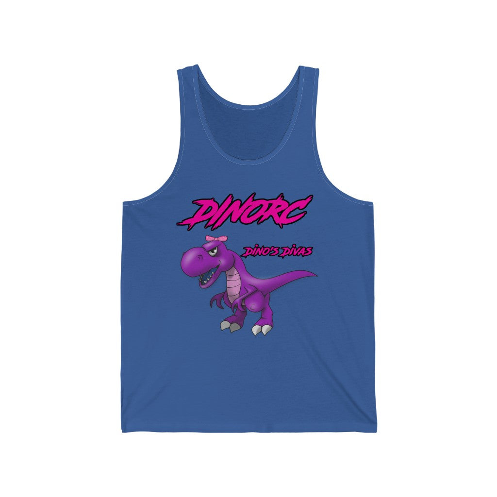 Dino's Divas DinoRC Logo Jersey Tank Top