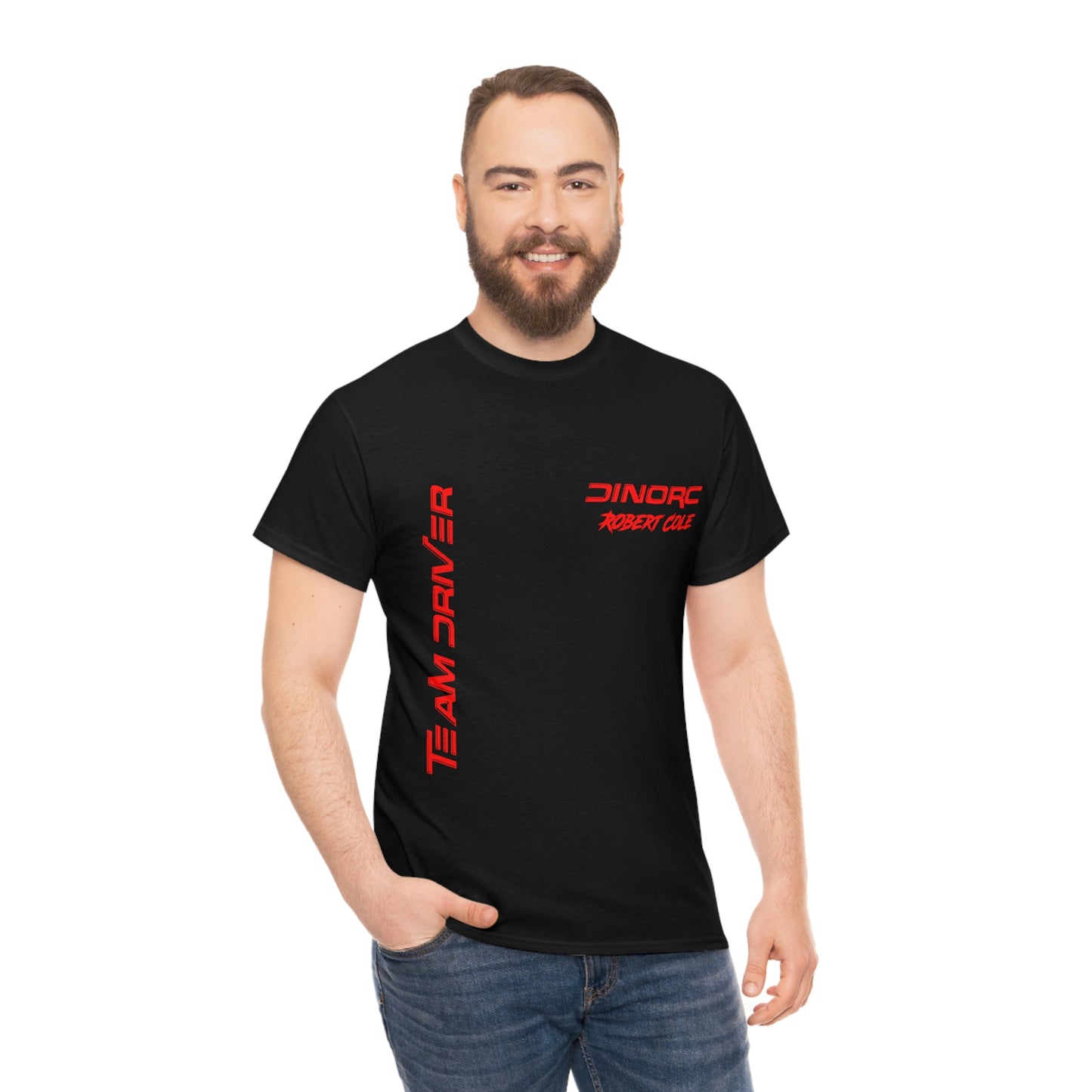 Team Driver Robert Cole Front and Back DinoRc Logo T-Shirt S-5x 5 colors