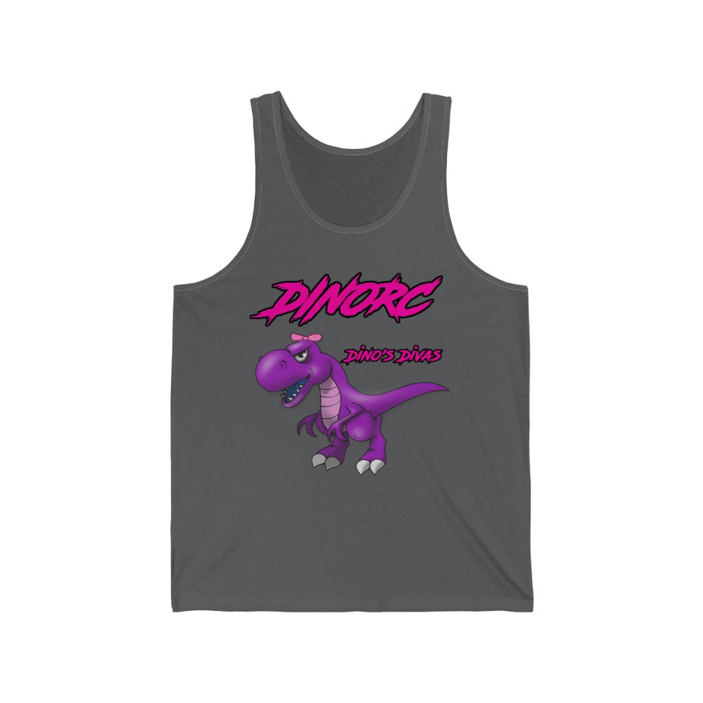 Dino's Divas DinoRC Logo Jersey Tank Top