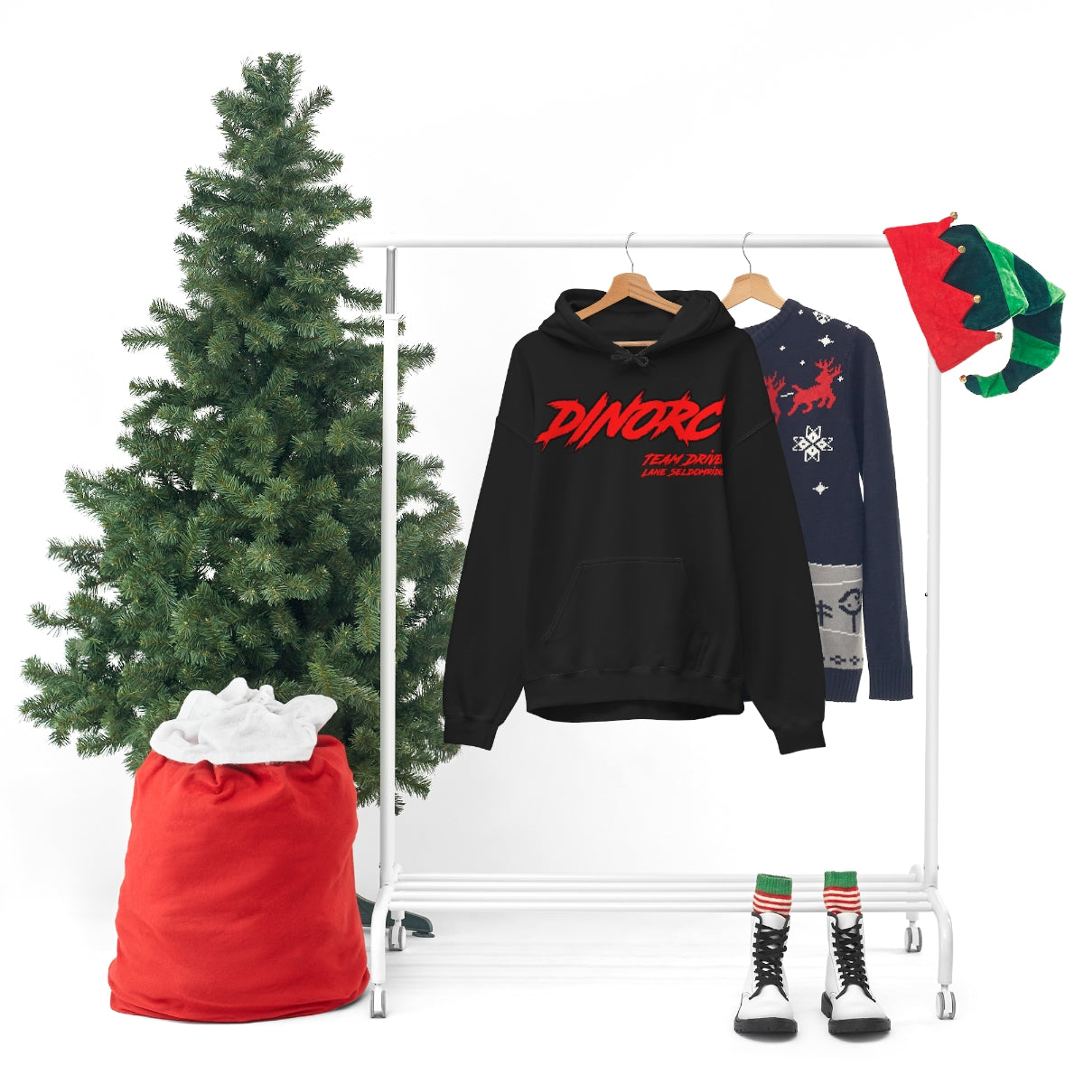 Tean Driver Lane Seldomridge DinoRC Logo Hooded Sweatshirt Heavy Blend™ Hooded Sweatshirt