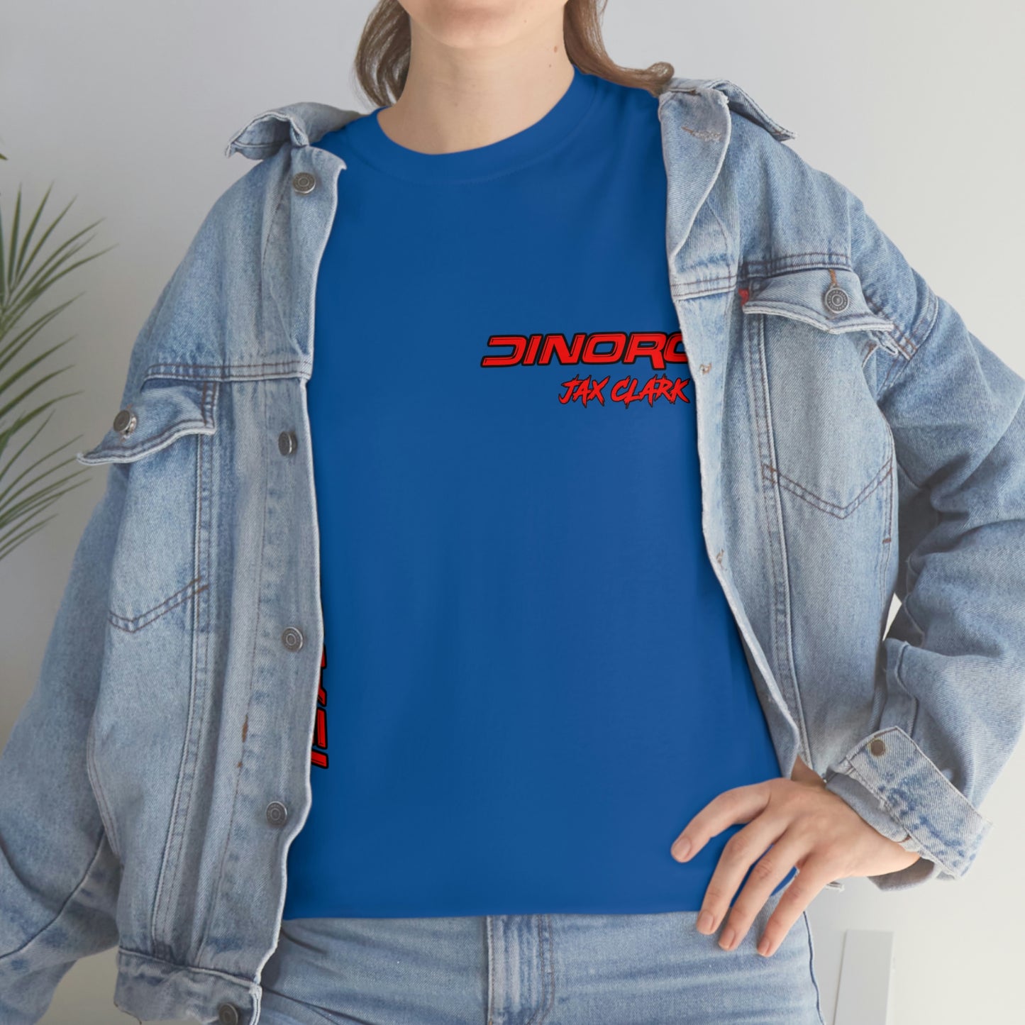 Team Driver Jax Clark Front and Back DinoRc Logo T-Shirt S-5x 5 colors