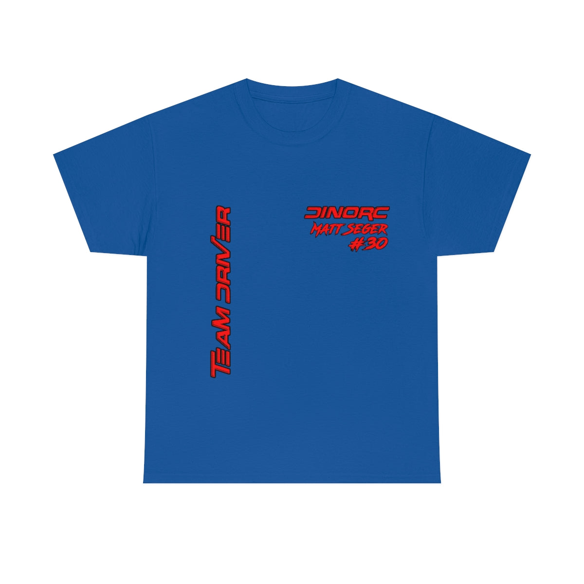 Team Driver Matt Seger Front and Back DinoRc Logo T-Shirt S-5x 5 colors