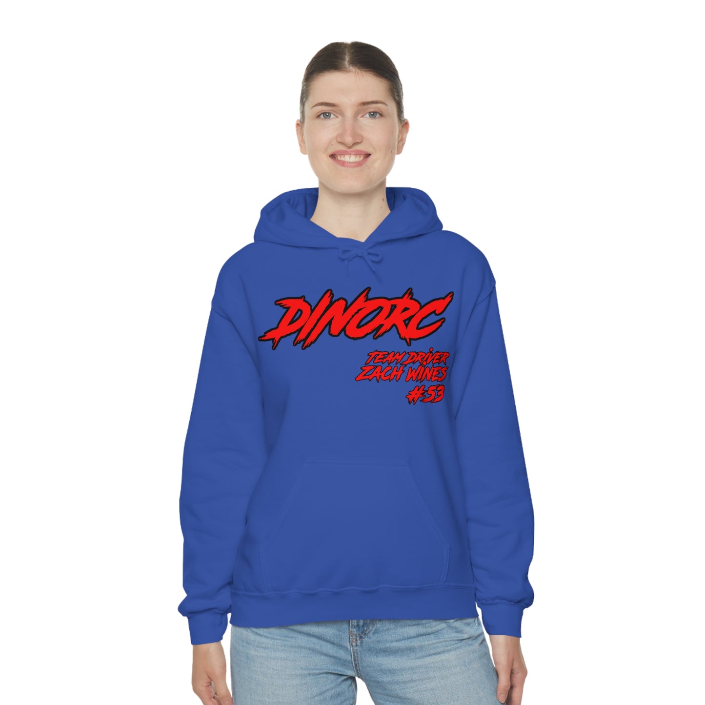 Team Driver Zach Wines DinoRC Logo Hooded Sweatshirt Heavy Blend™ Hooded Sweatshirt
